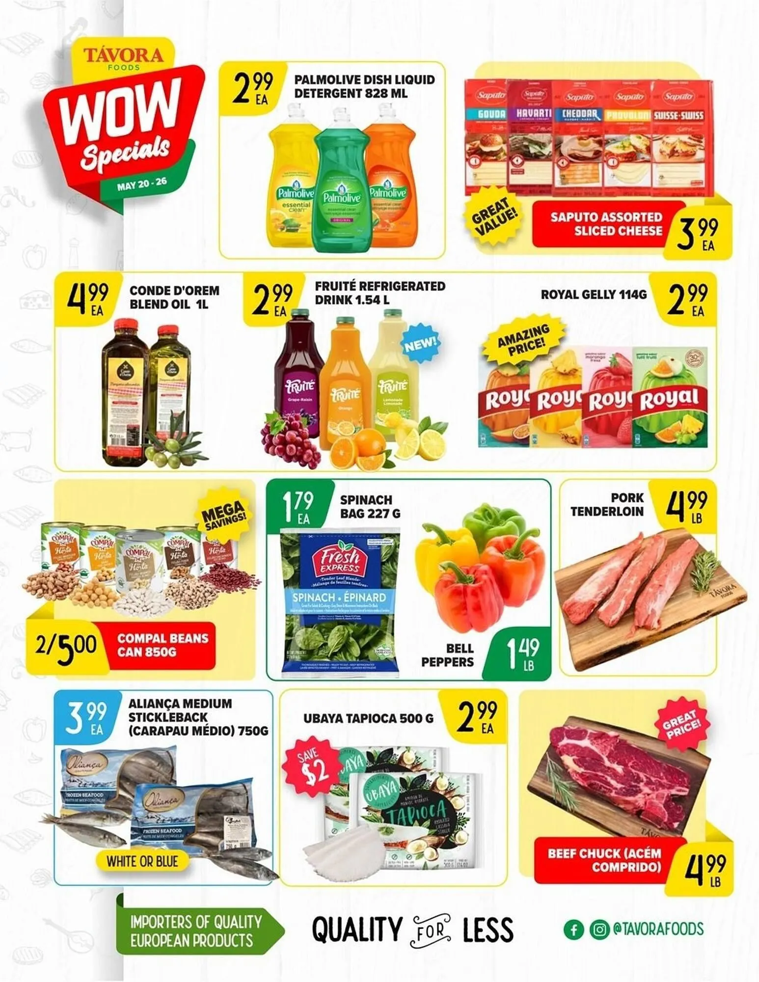 Tavora Foods flyer from May 23 to May 29 2024 - flyer page 1