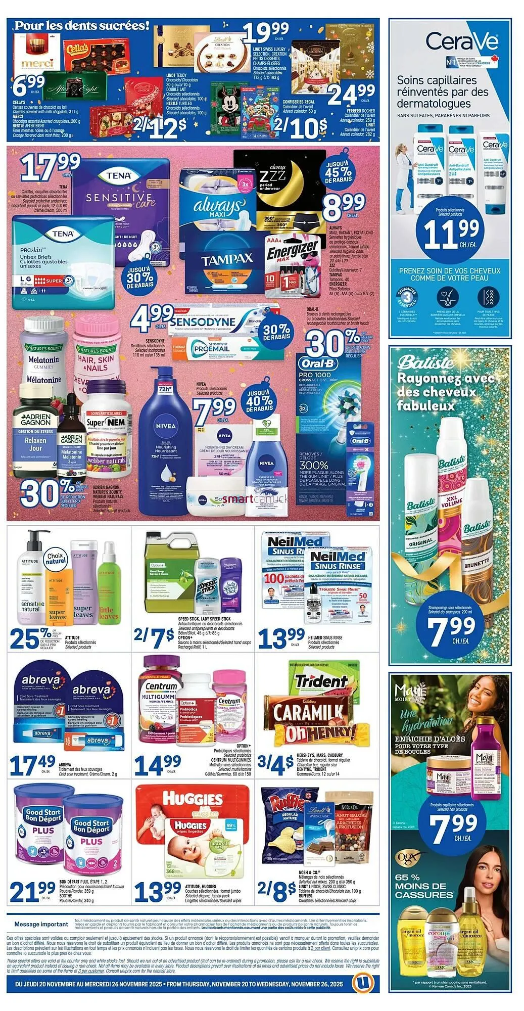 Uniprix flyer from November 20 to November 26 2025 - flyer page 2