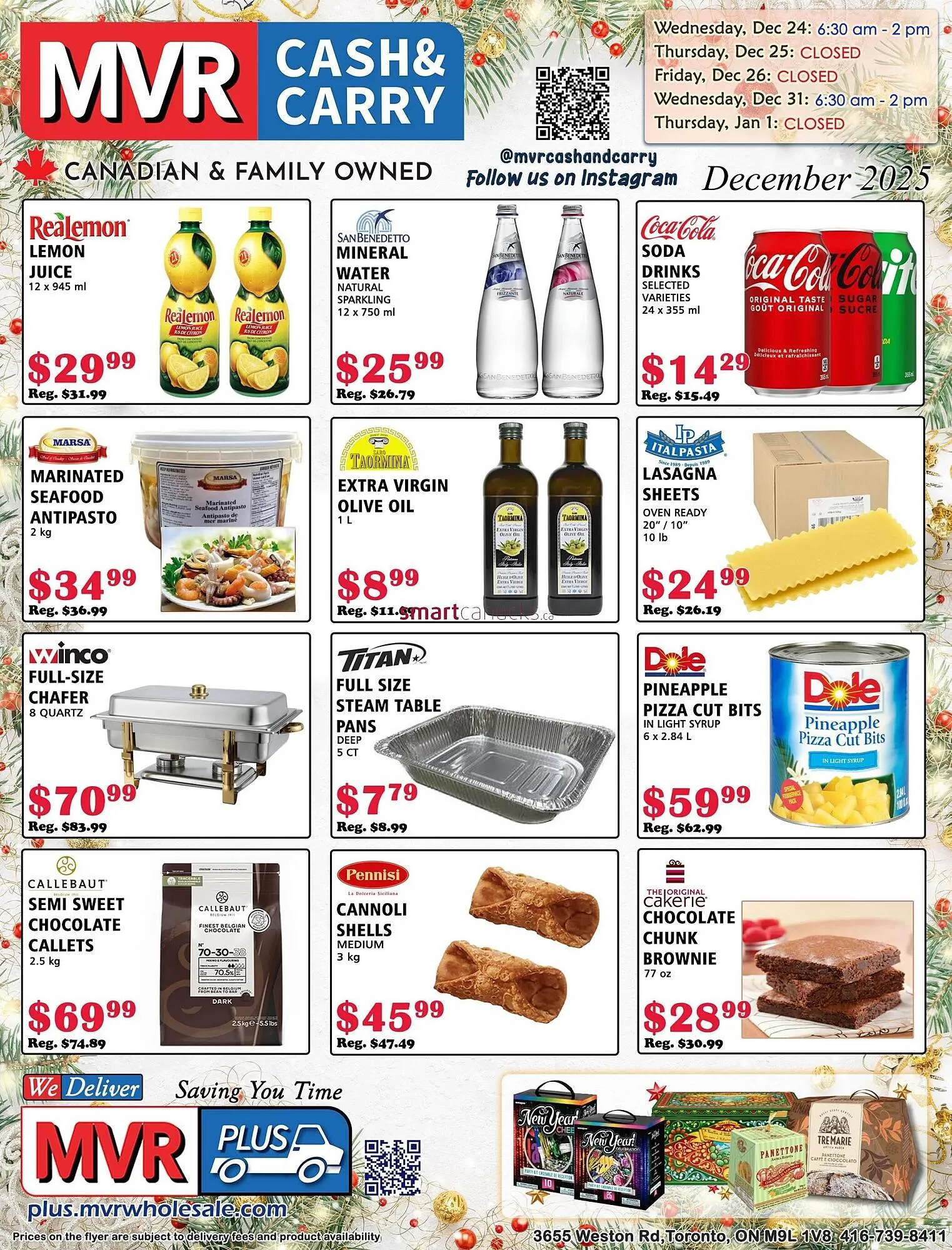 MVR Cash & Carry flyer from December 1 to December 31 2025 - flyer page 1