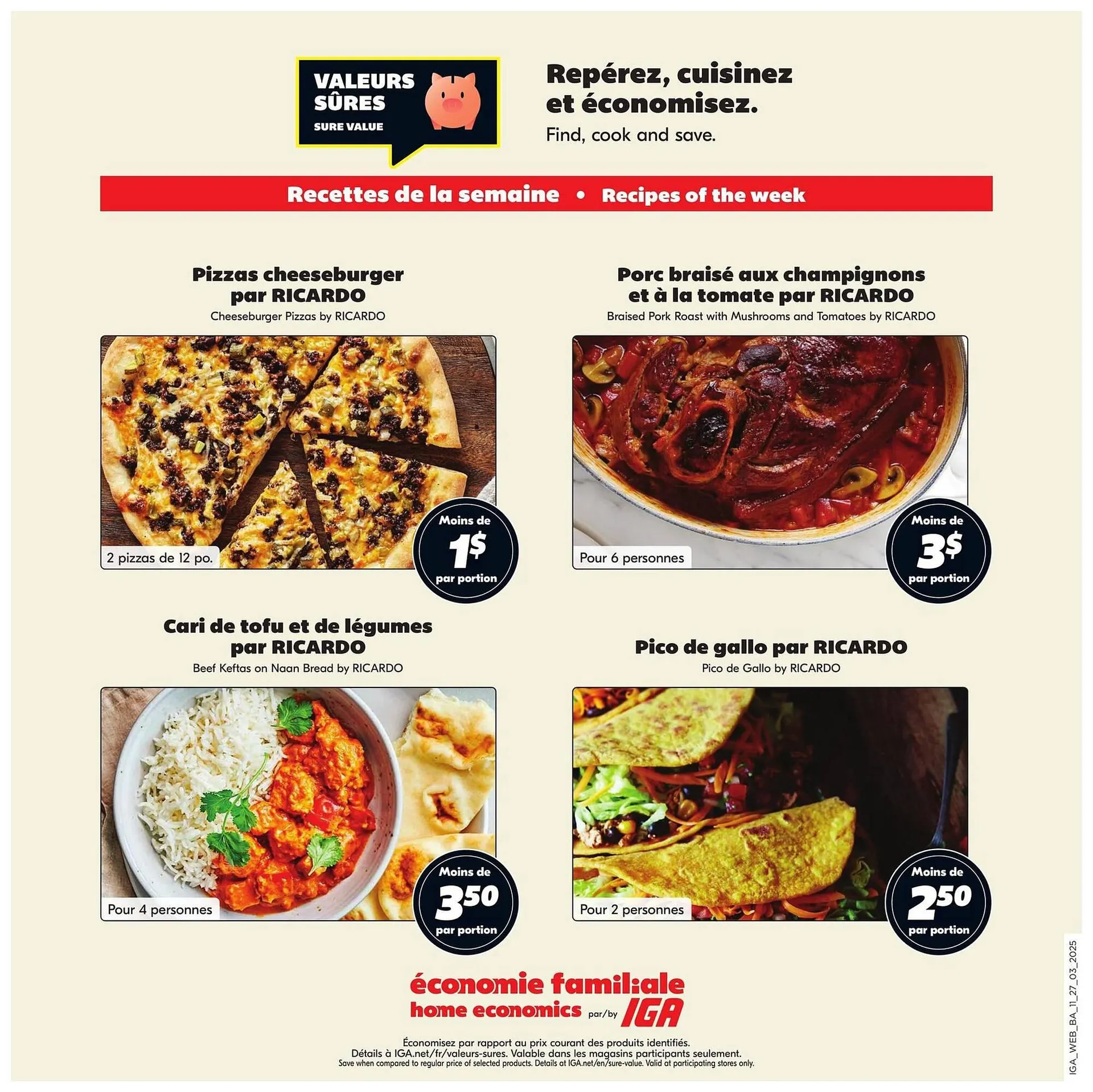 IGA flyer from March 27 to April 2 2025 - flyer page 14