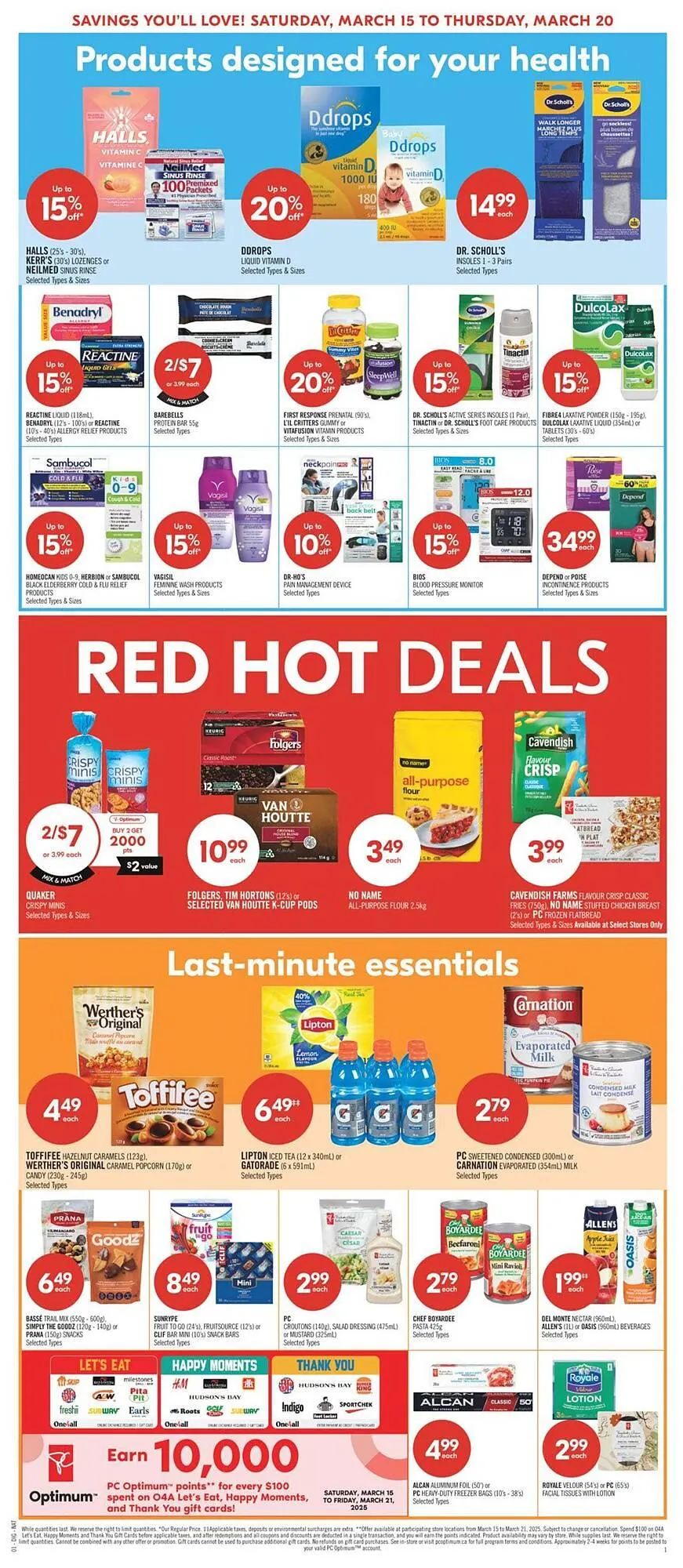 Shoppers Drug Mart flyer from March 15 to March 21 2025 - flyer page 15