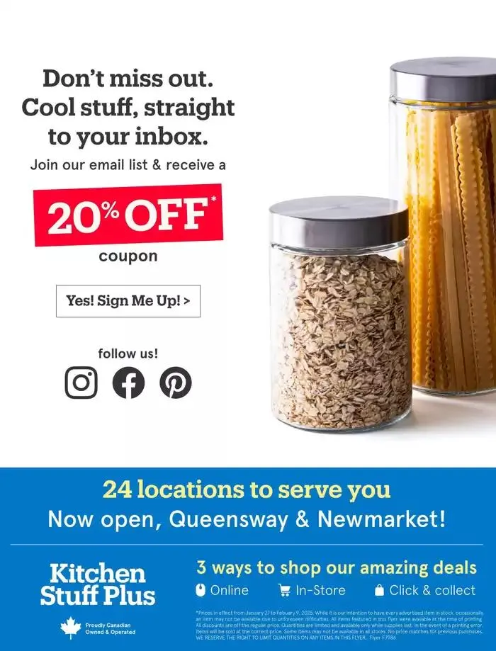 Kitchen Stuff Plus weeky flyer from January 27 to February 9 2025 - flyer page 6