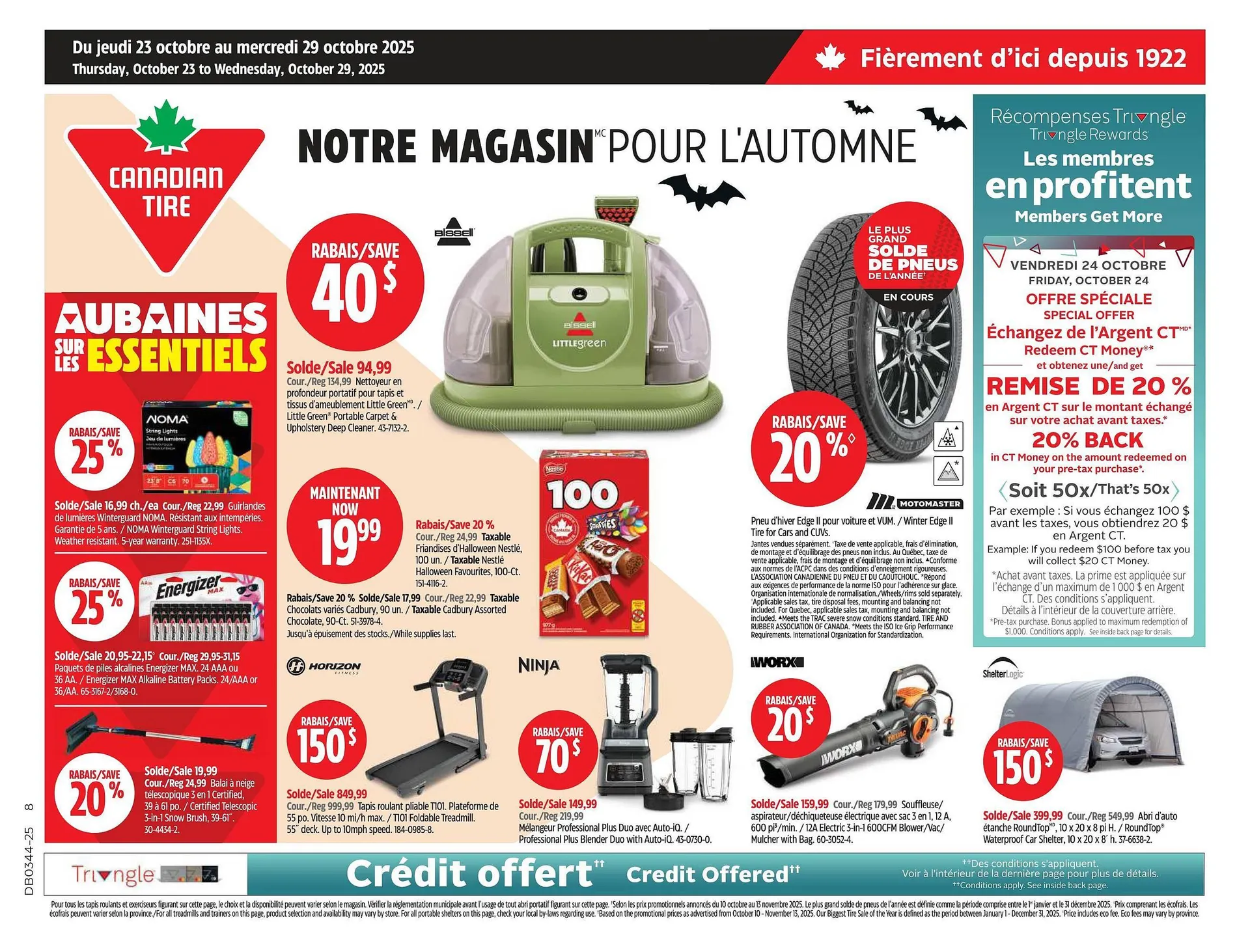 Canadian Tire flyer from October 23 to October 29 2025 - flyer page 1
