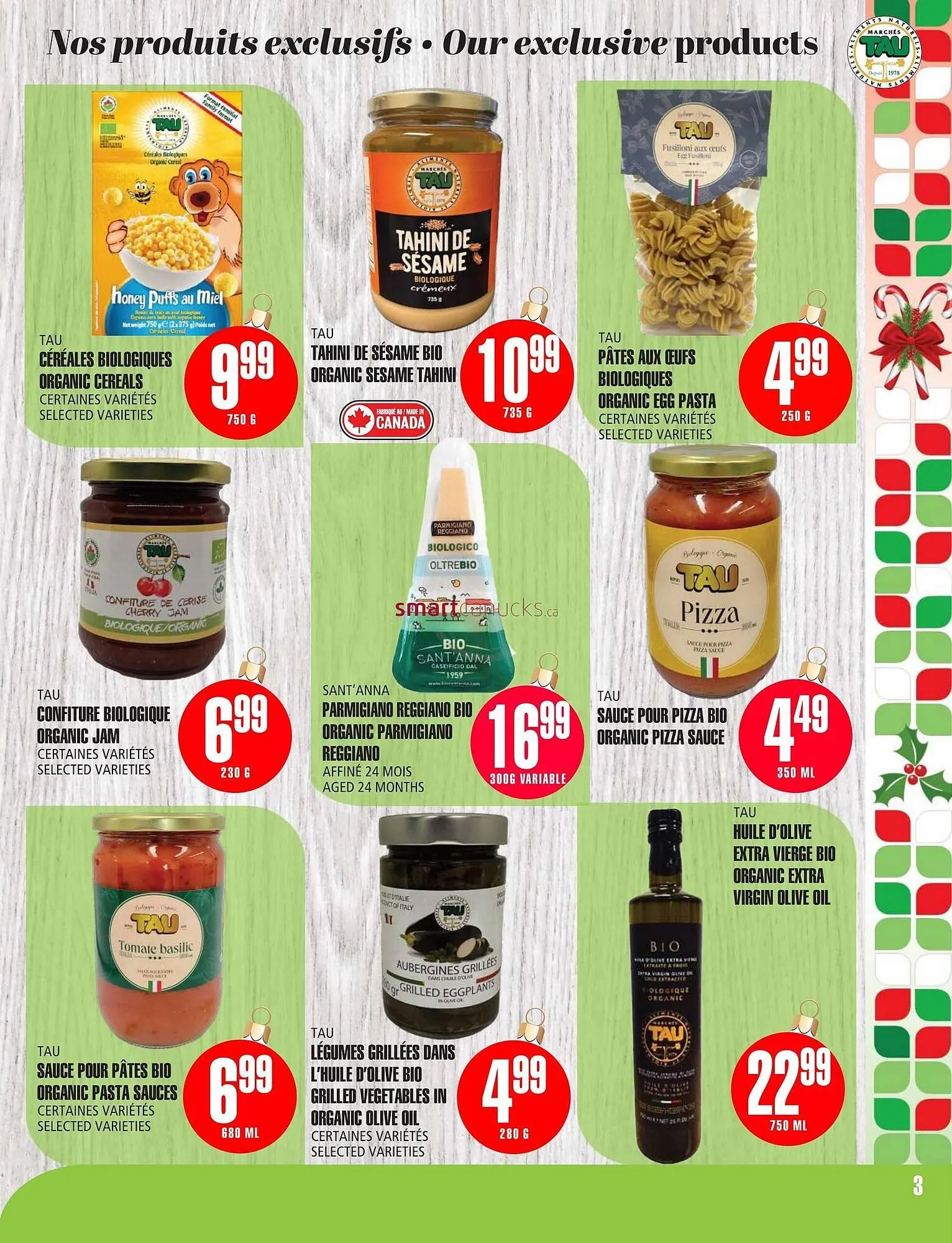 Marches Tau flyer from November 3 to November 12 2025 - flyer page 3