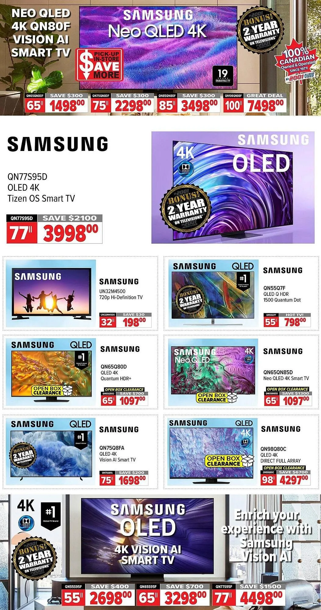 2001 Audio Video flyer from July 25 to August 1 2025 - flyer page 3