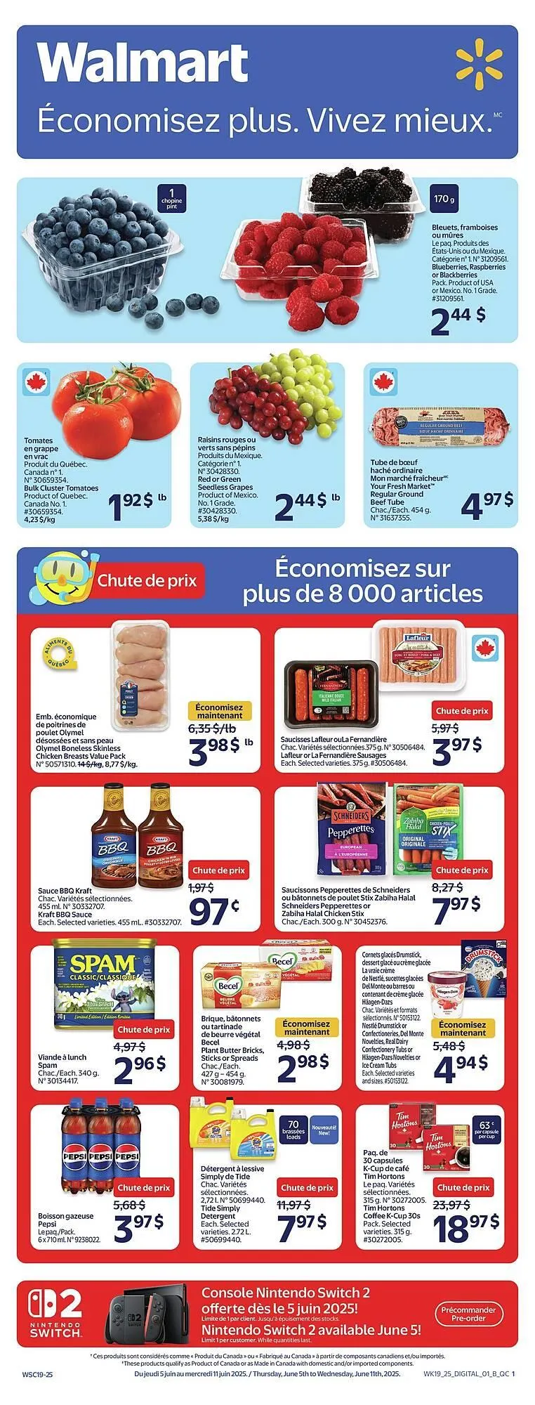Walmart flyer from June 5 to June 12 2025 - flyer page 1