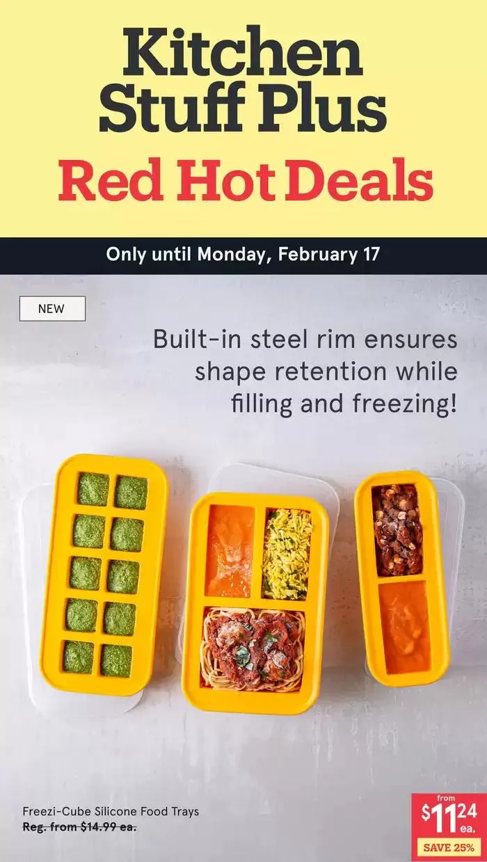 Kitchen Stuff Plus weeky flyer from February 10 to February 17 2025 - flyer page 1