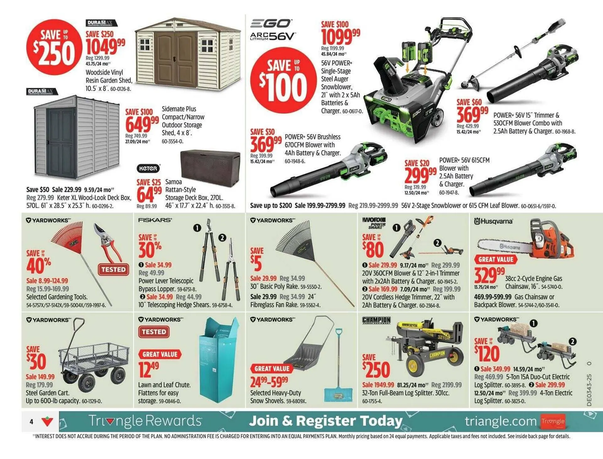 Canadian Tire flyer from October 16 to November 6 2025 - flyer page 8