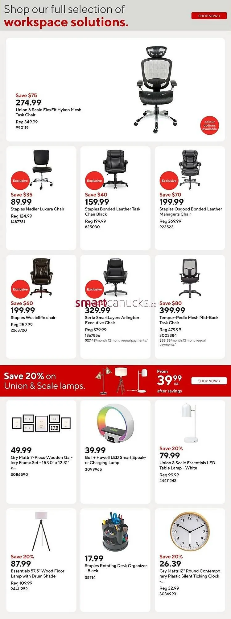 Staples flyer from April 18 to April 24 2025 - flyer page 14
