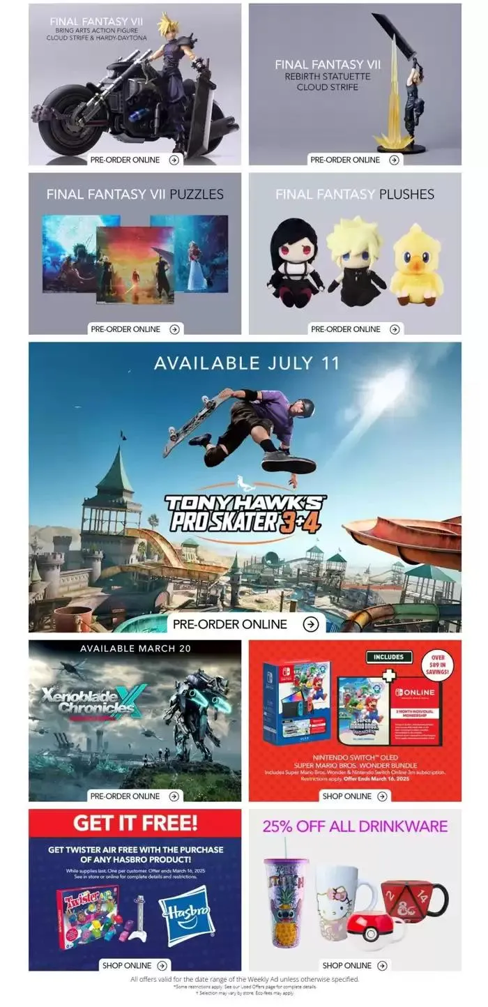 Game Stop Weekly ad from March 14 to March 20 2025 - flyer page 2