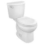 Evolution 2-Piece 6L Single Flush Standard Height Round Front Toilet in White