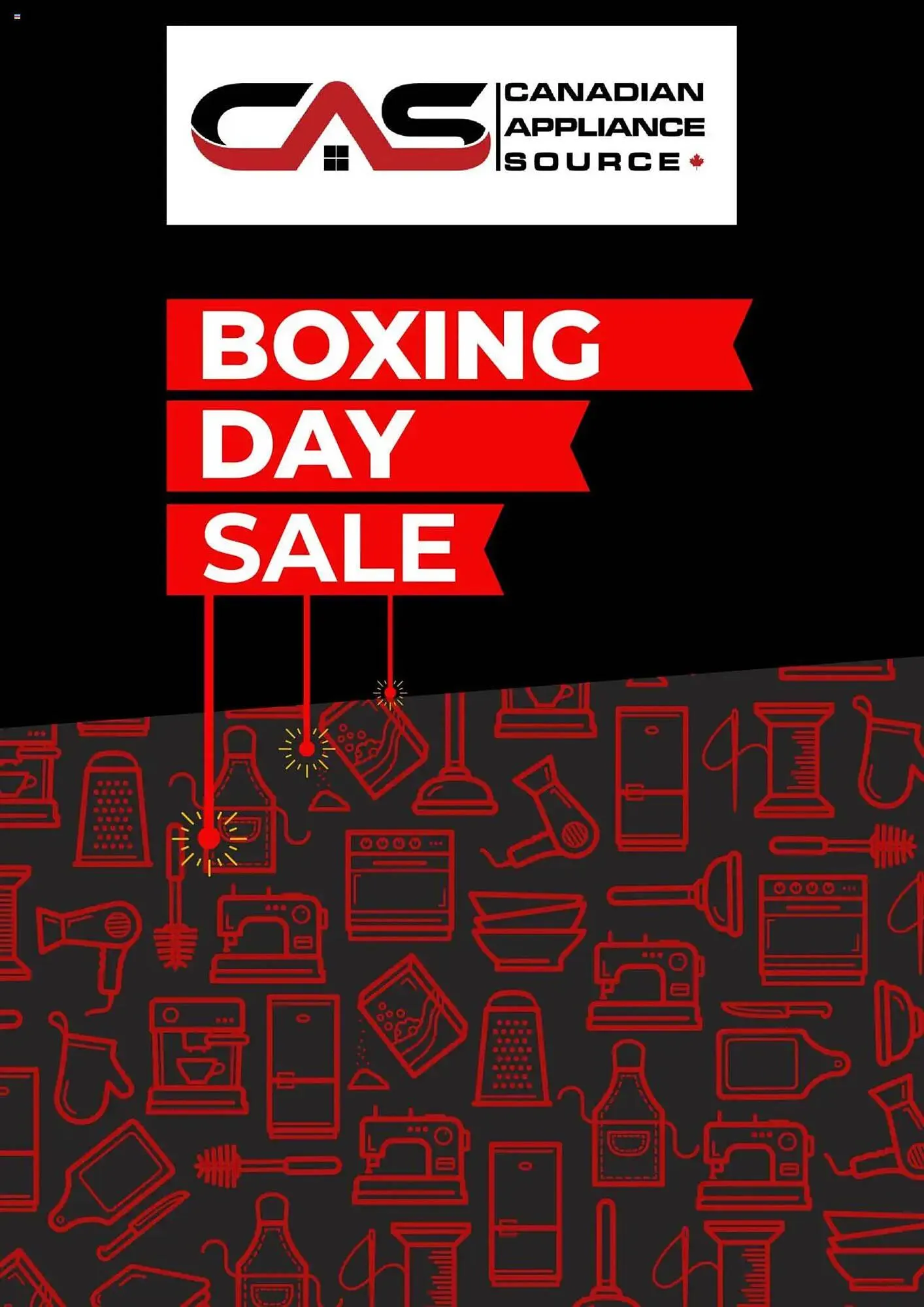 Canadian Appliance Source flyer - 1