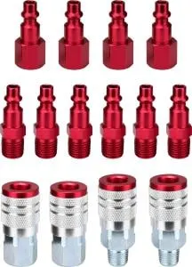 14 pc 1/4 in. M-Style Quick Coupler and Plug Set