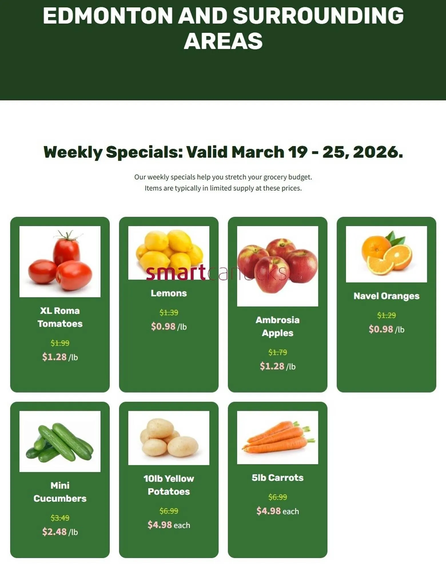 H&W Produce flyer from March 19 to March 25 2026 - flyer page 2