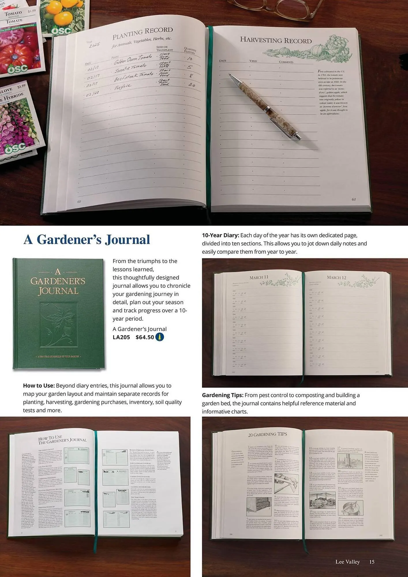 Lee Valley Tools catalogue from March 13 to April 30 2026 - flyer page 15