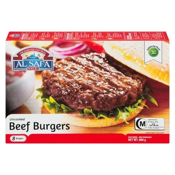 Al Safa Beef Burger 800g