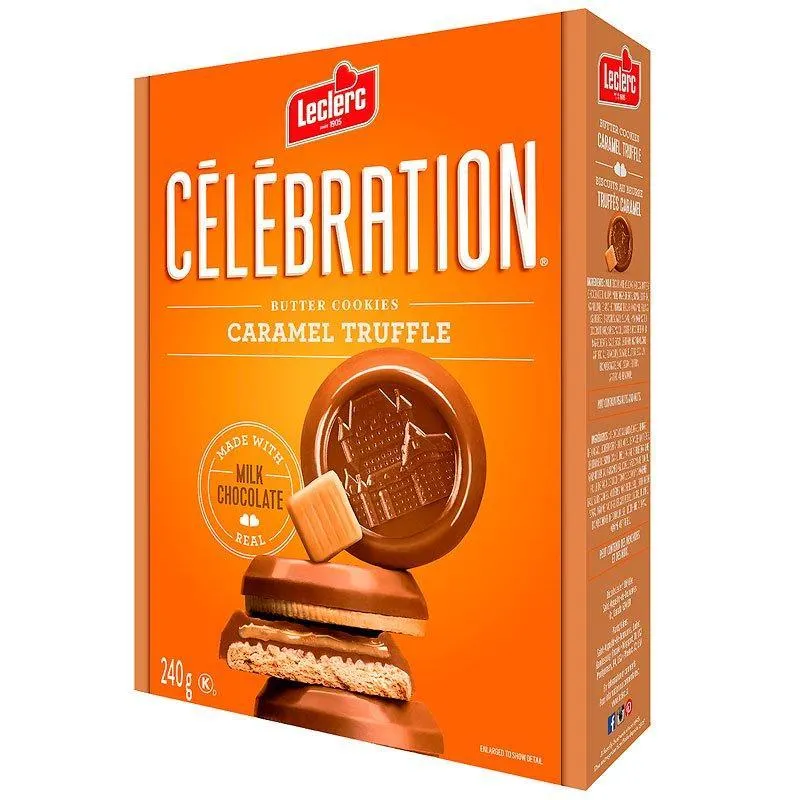 Celebration Butter Cookies, Caramel Truffle 240g