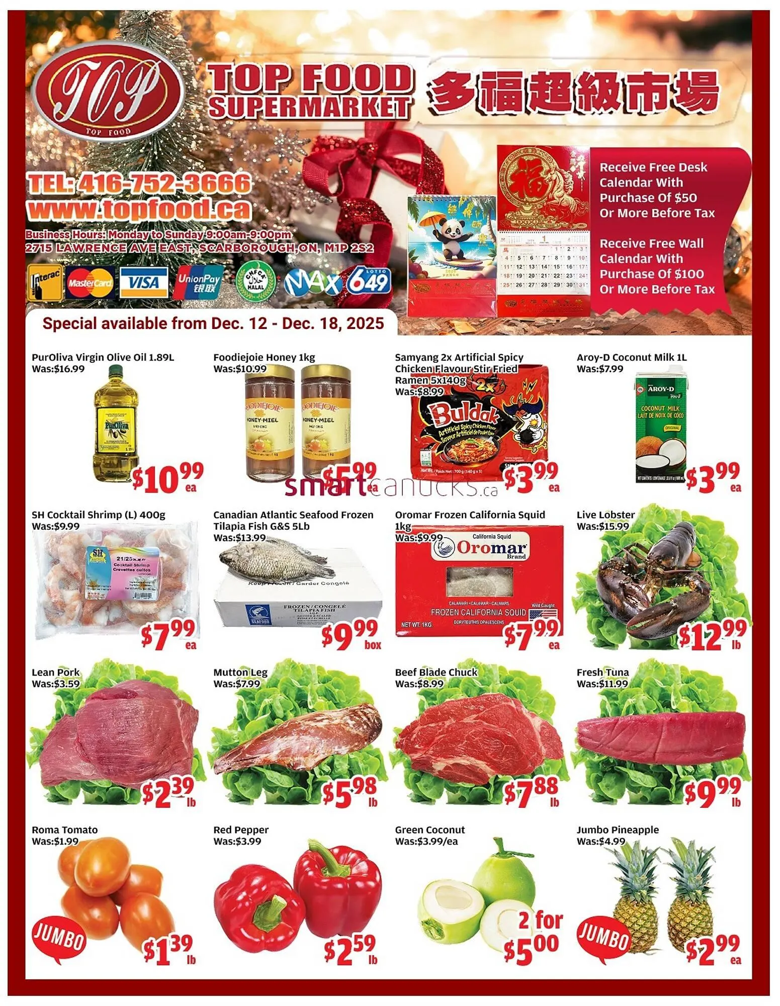 Top Food Supermarket flyer from December 12 to December 18 2025 - flyer page 1