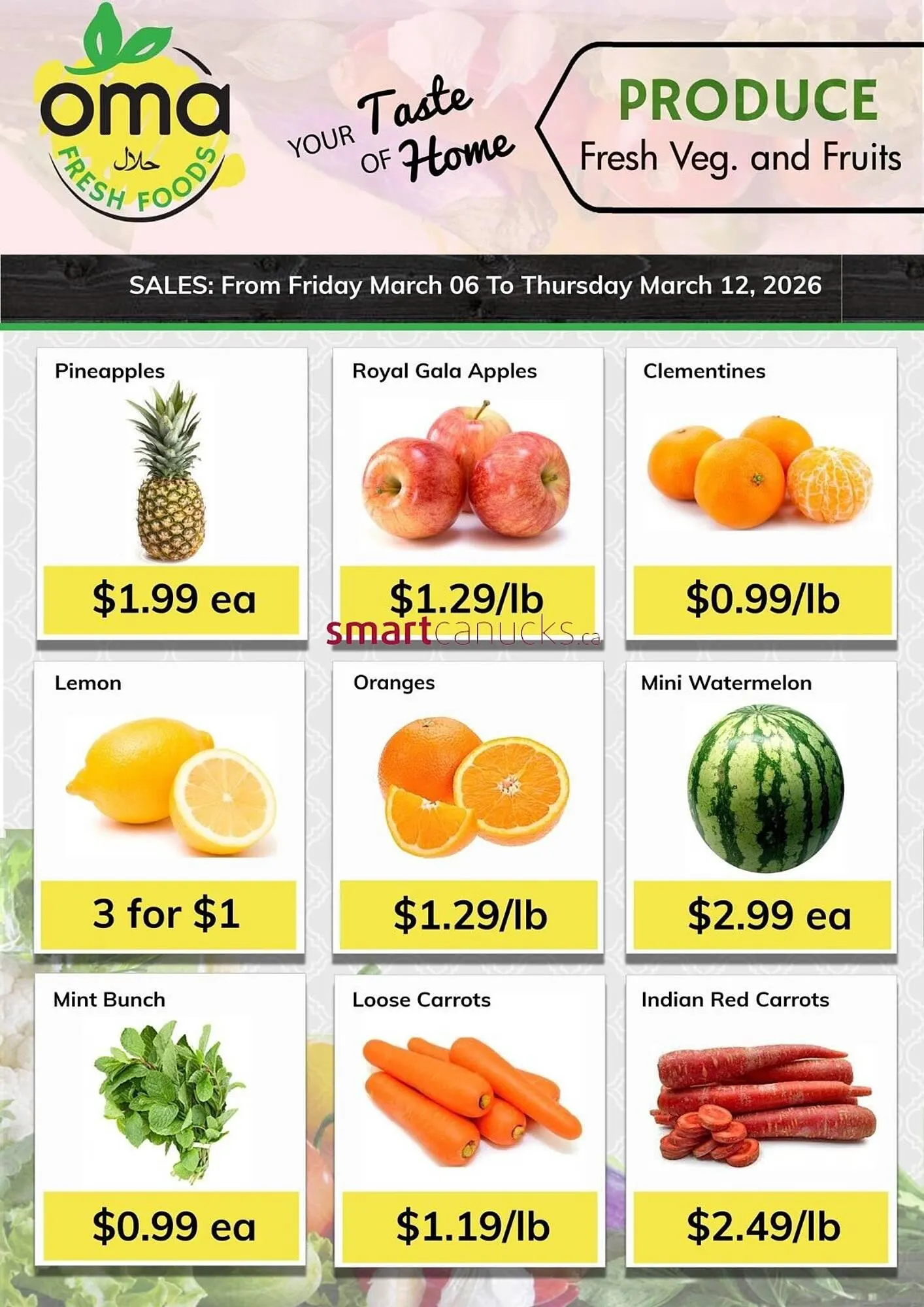 Oma Fresh Foods flyer from March 6 to March 12 2026 - flyer page 8