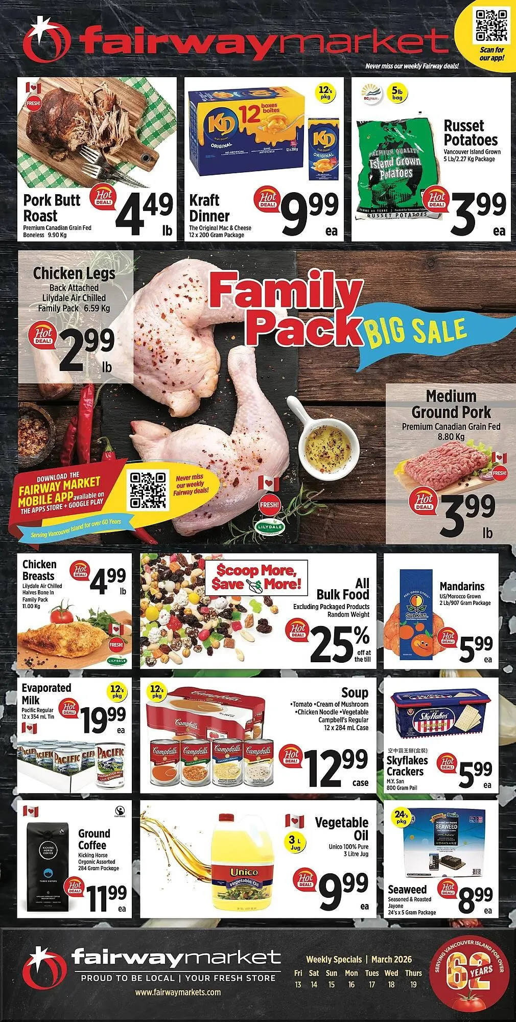Fairway Market Canada flyer from March 13 to March 19 2026 - flyer page 1