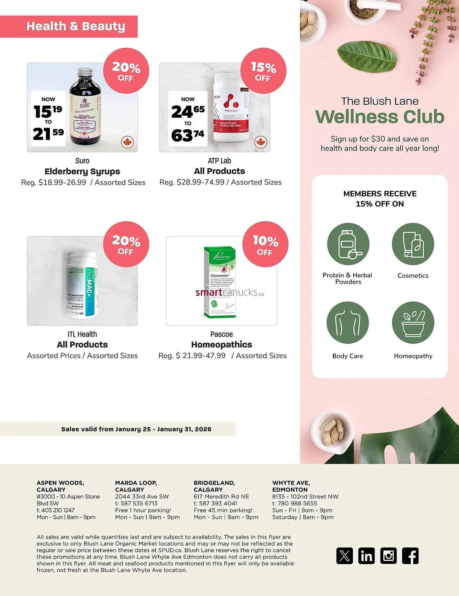 Blush Lane Organics flyer from January 25 to January 31 2026 - flyer page 5