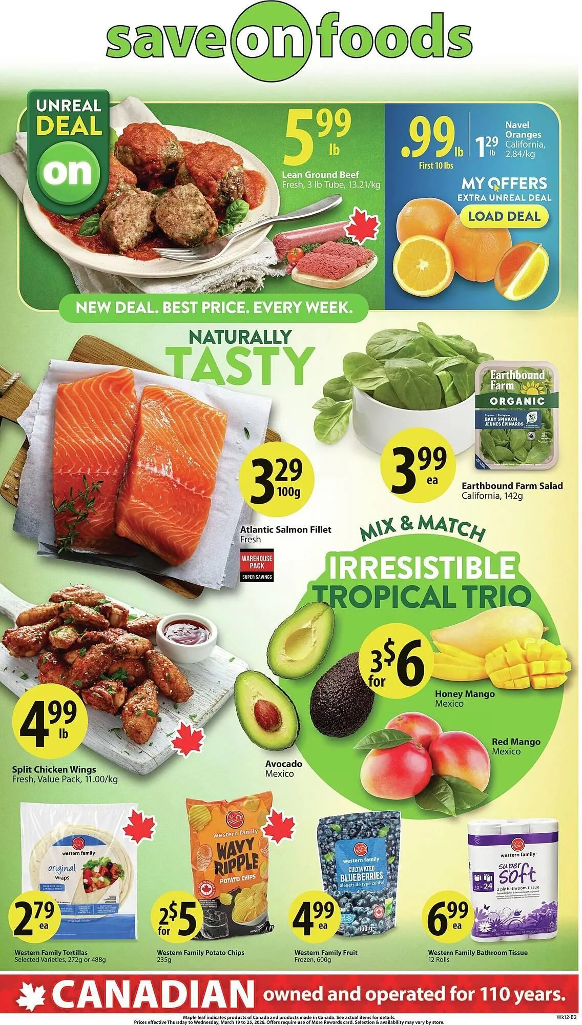 Save on Foods flyer from March 19 to March 26 2026 - flyer page 2