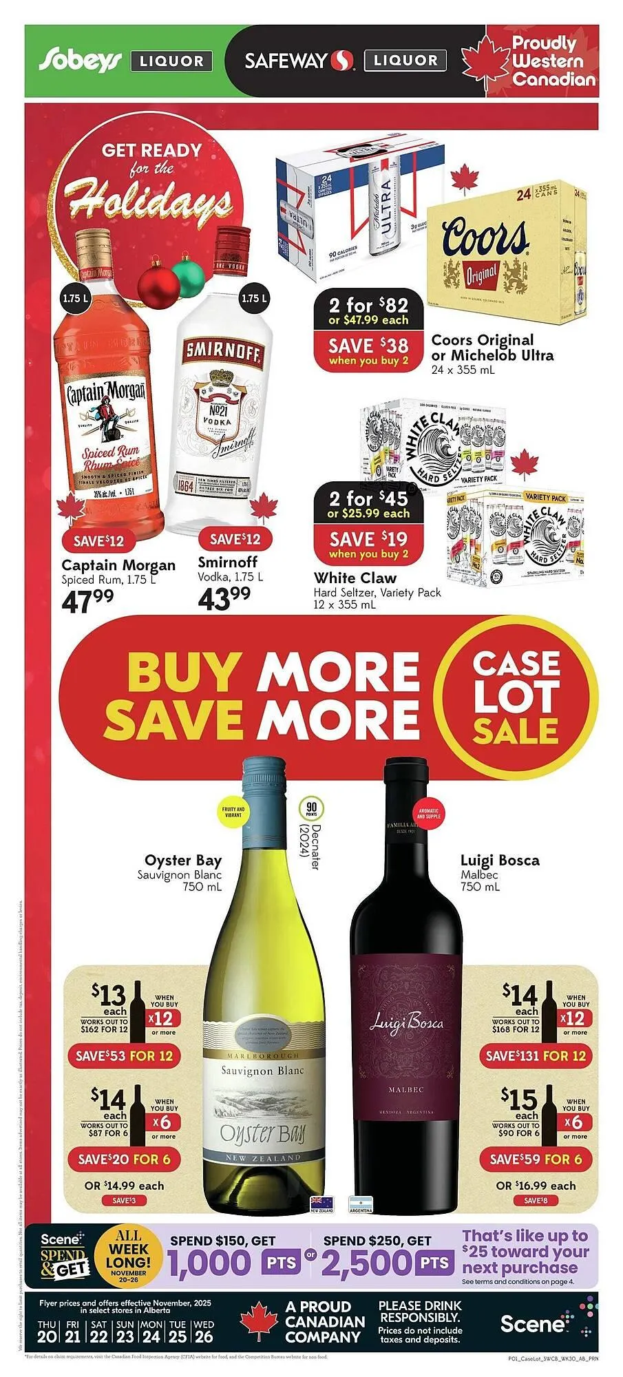 Safeway flyer from November 20 to November 27 2025 - flyer page 1