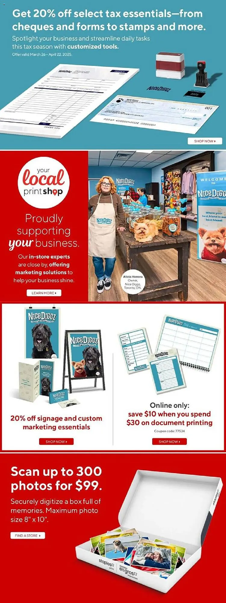 Staples flyer from April 9 to April 15 2025 - flyer page 11