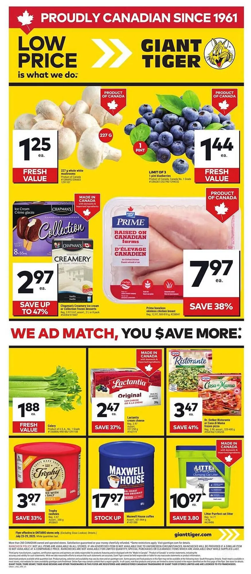 Giant Tiger flyer - 1