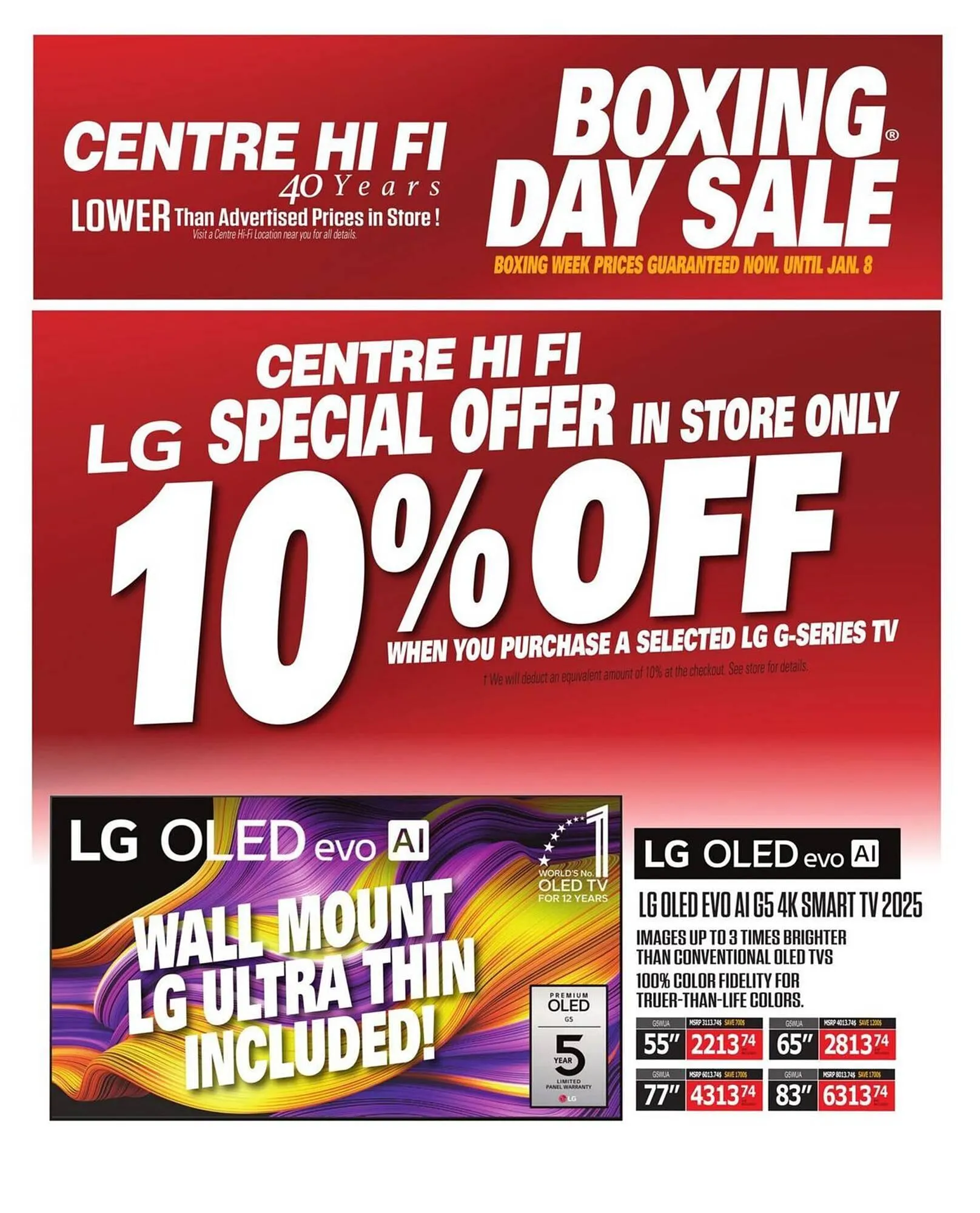 Centre Hi-Fi flyer from January 2 to January 8 2026 - flyer page 20