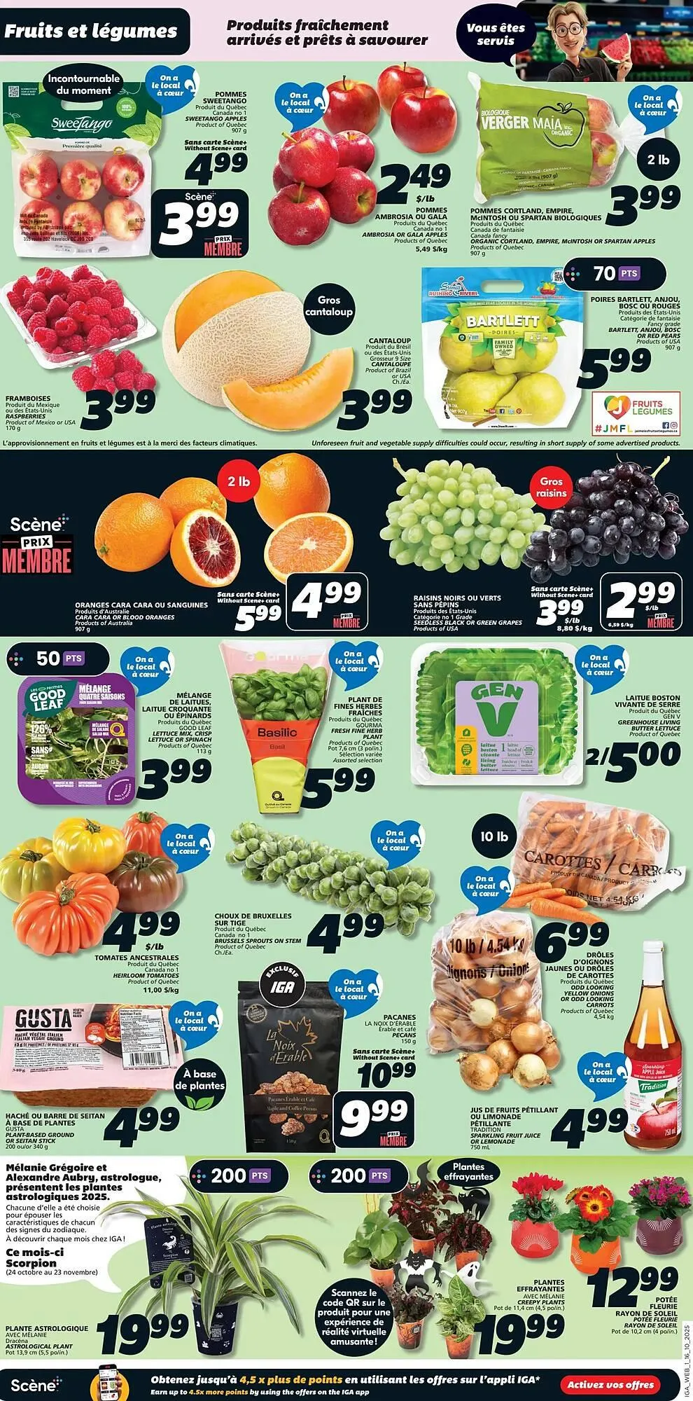 IGA flyer from October 16 to October 22 2025 - flyer page 3
