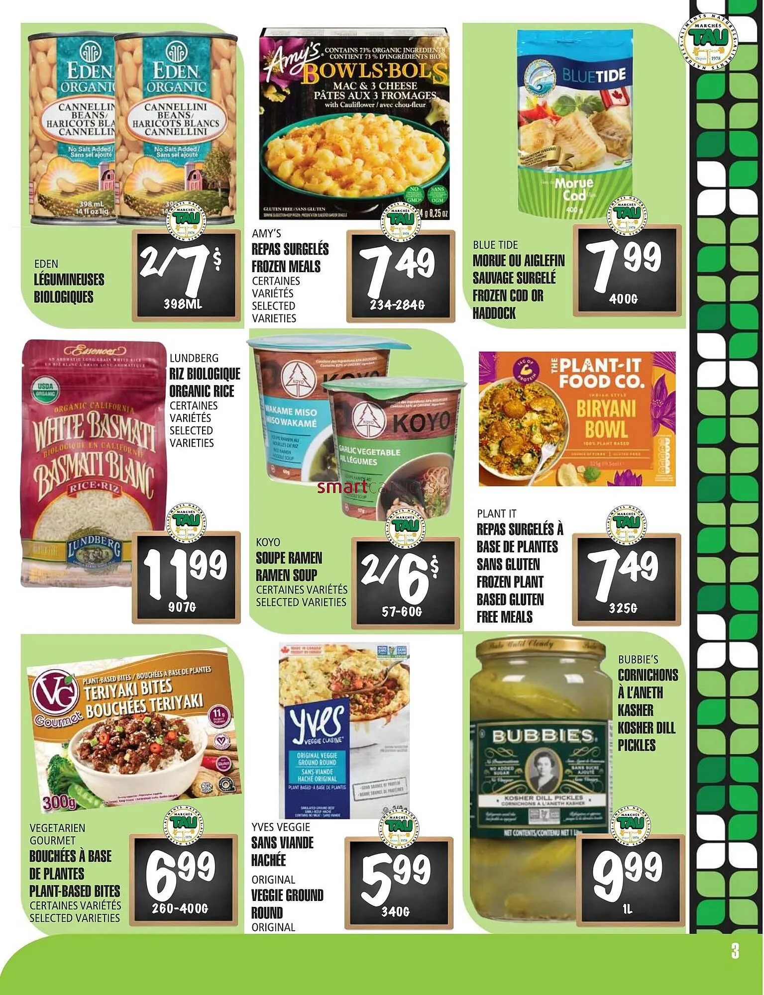 Marches Tau flyer from September 30 to October 13 2024 - flyer page 3