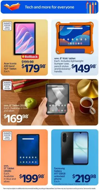 Walmart Flyer - General Merchandise from August 20 to August 26 2026 - flyer page 10