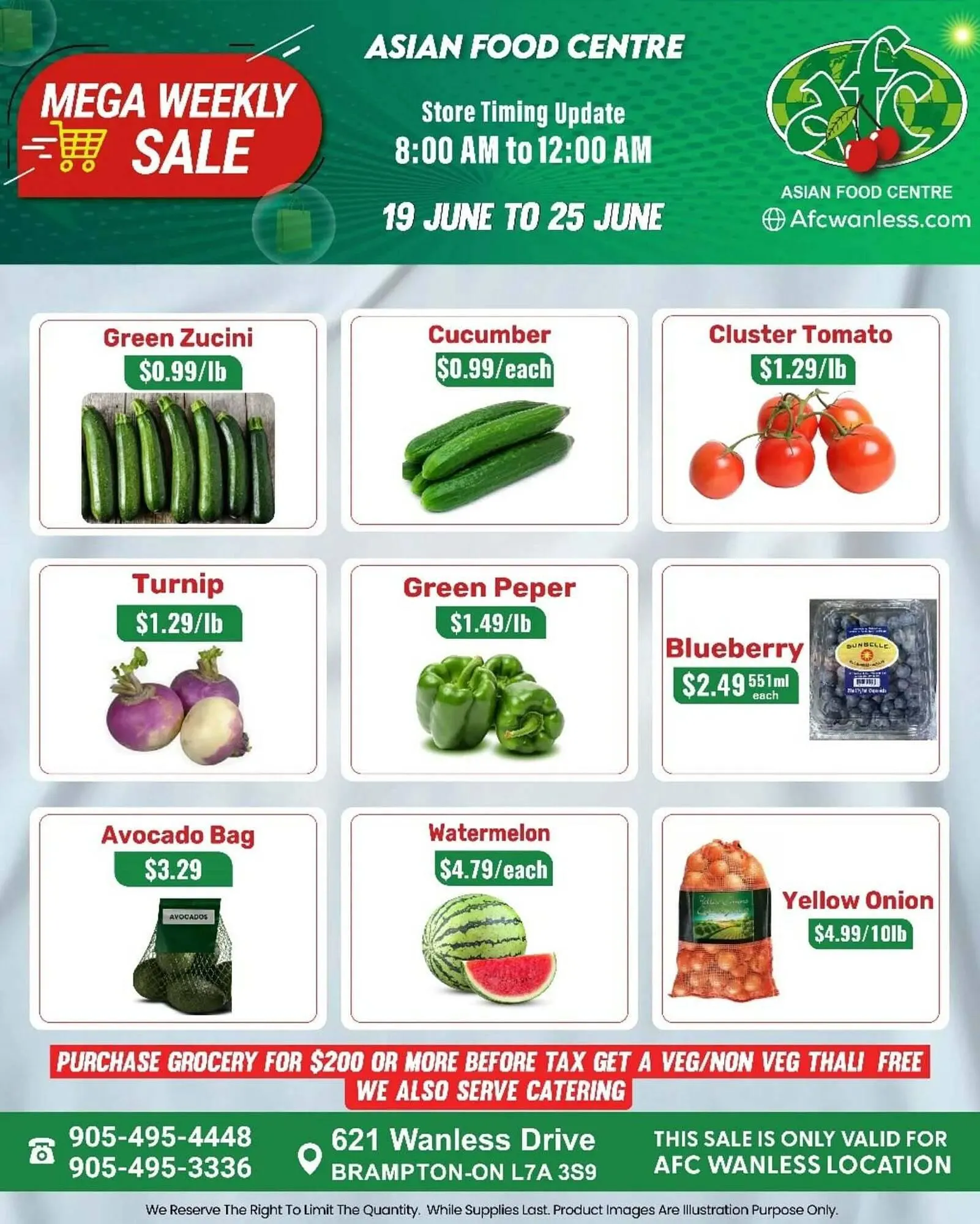 Asian Food Centre flyer from June 19 to June 25 2025 - flyer page 1