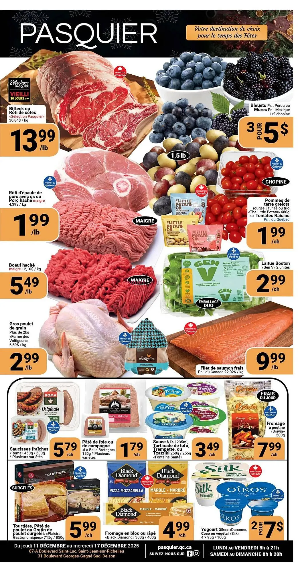 Pasquier flyer from December 11 to December 17 2025 - flyer page 1