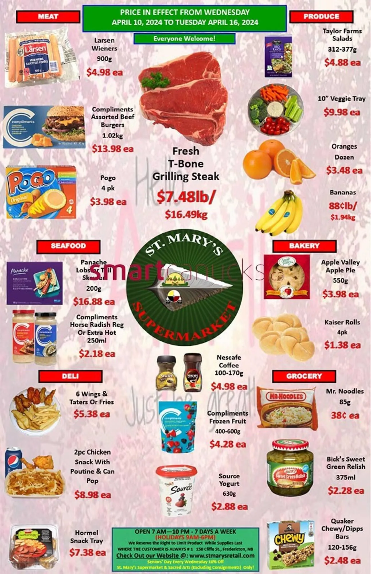 St. Mary's Supermarket flyer from April 12 to May 2 2024 - flyer page