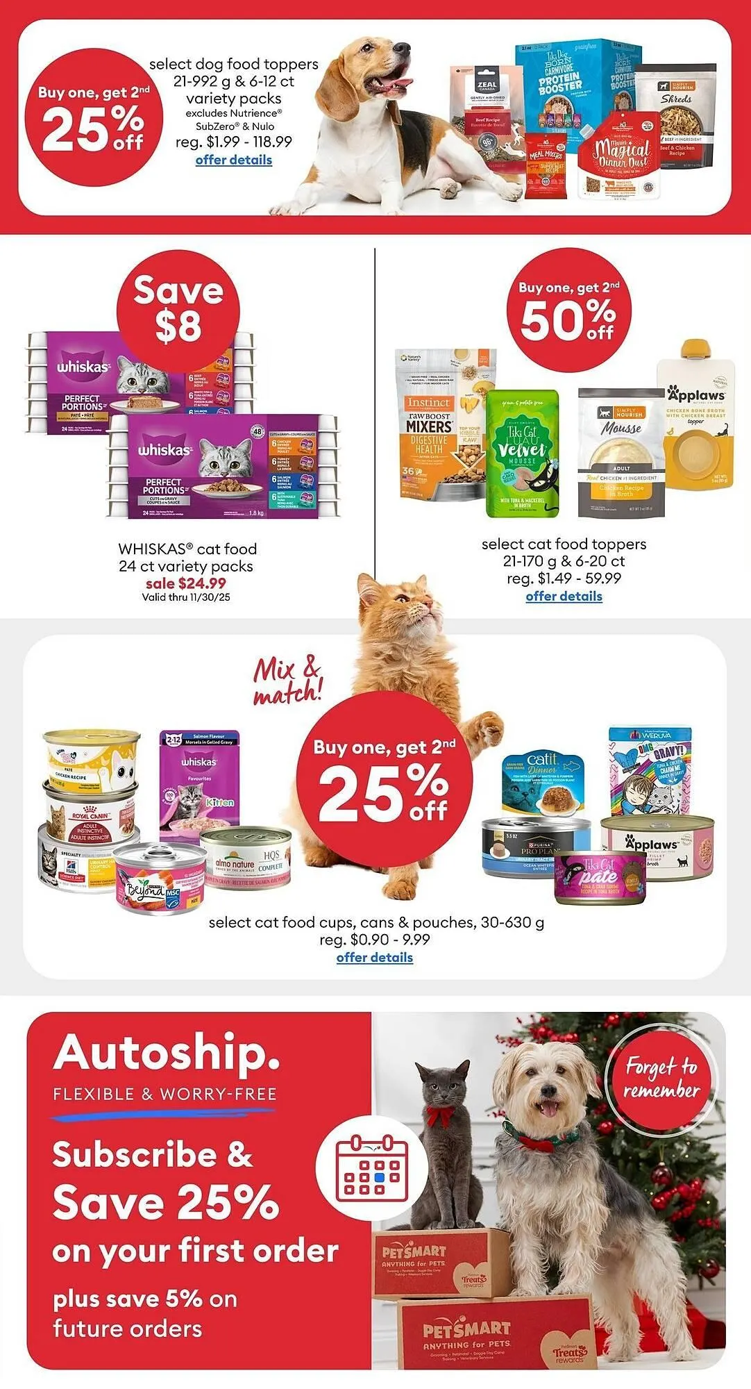 Petsmart flyer from November 7 to November 19 2025 - flyer page 6