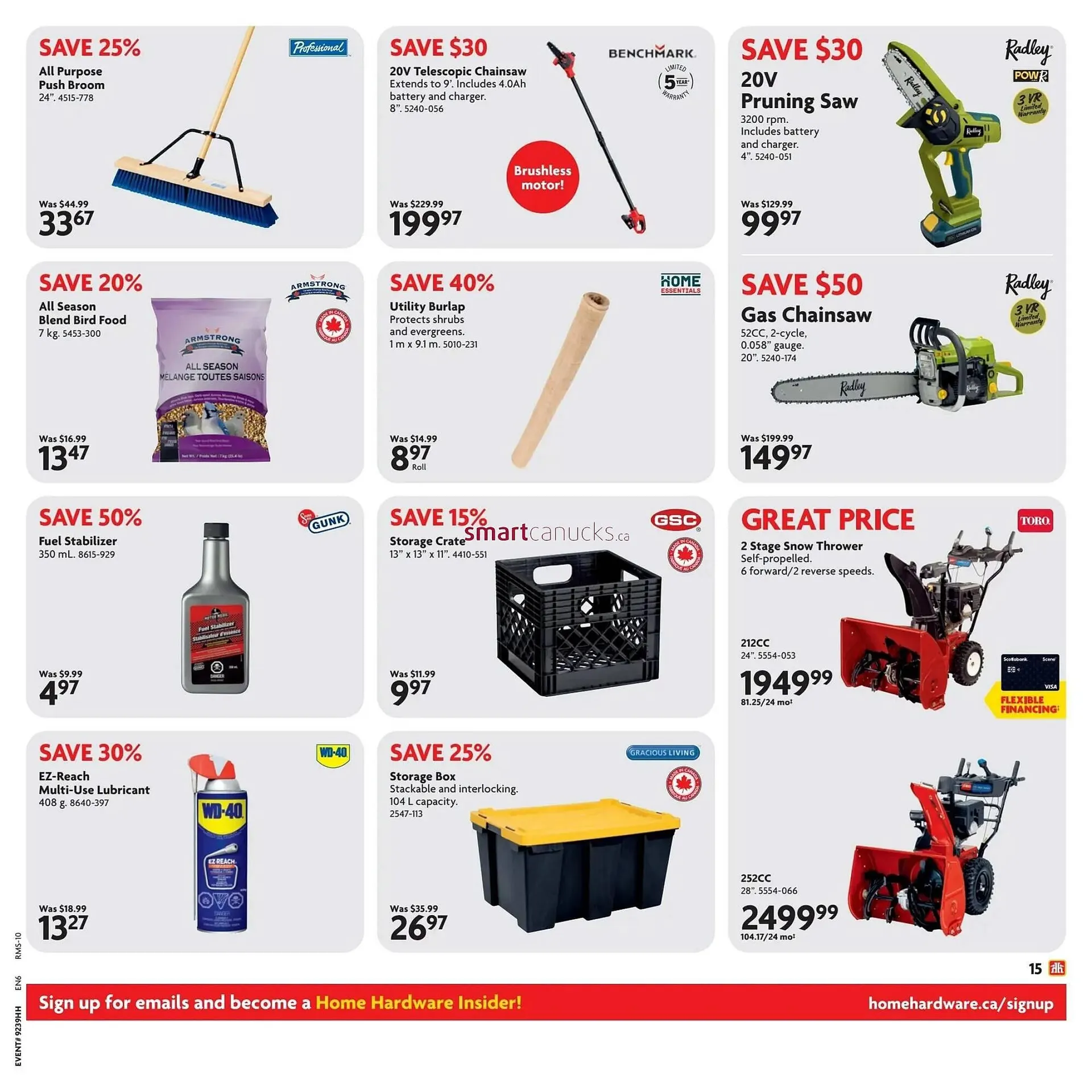 Home Hardware flyer from September 25 to October 1 2025 - flyer page 16