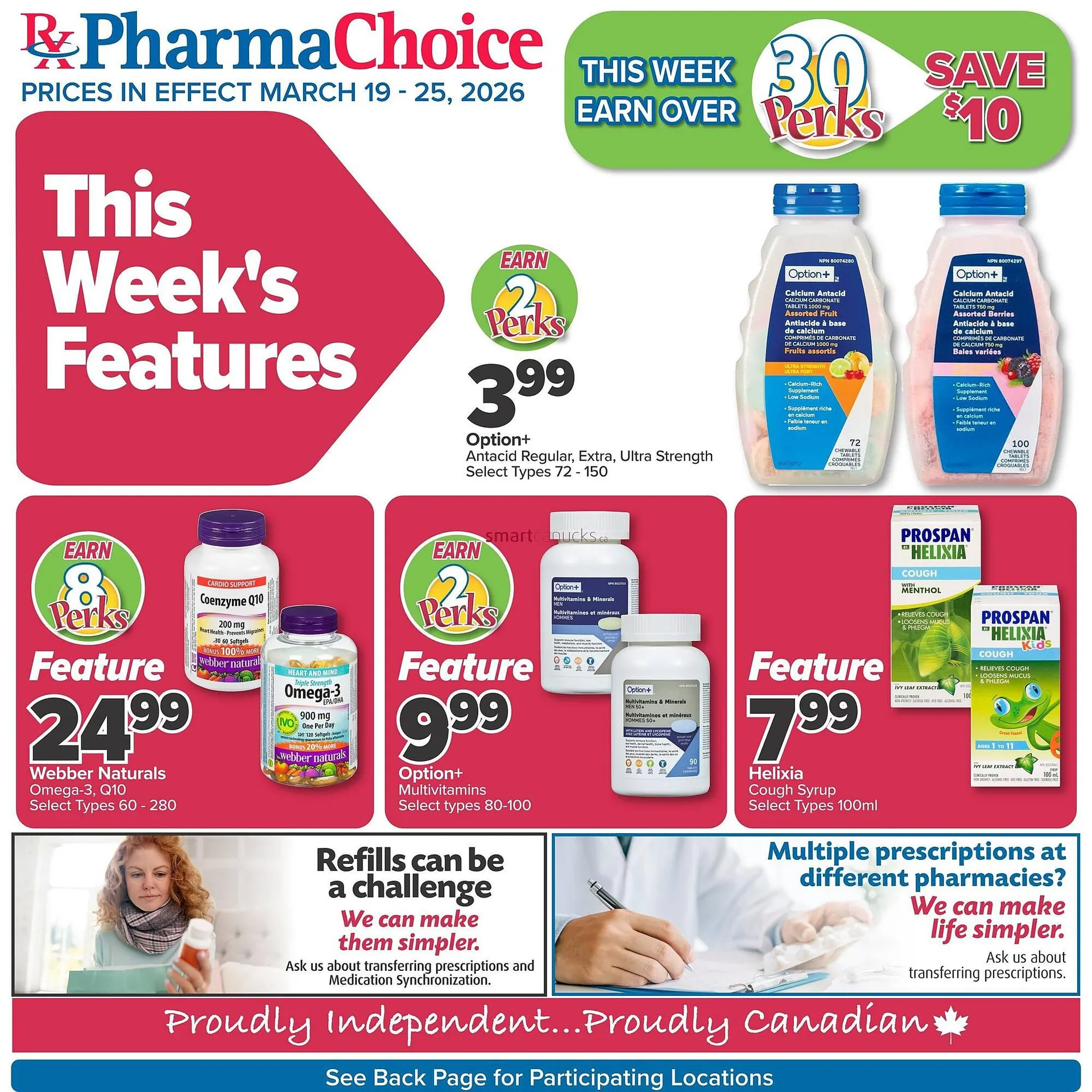 PharmaChoice flyer from March 19 to March 25 2026 - flyer page 1