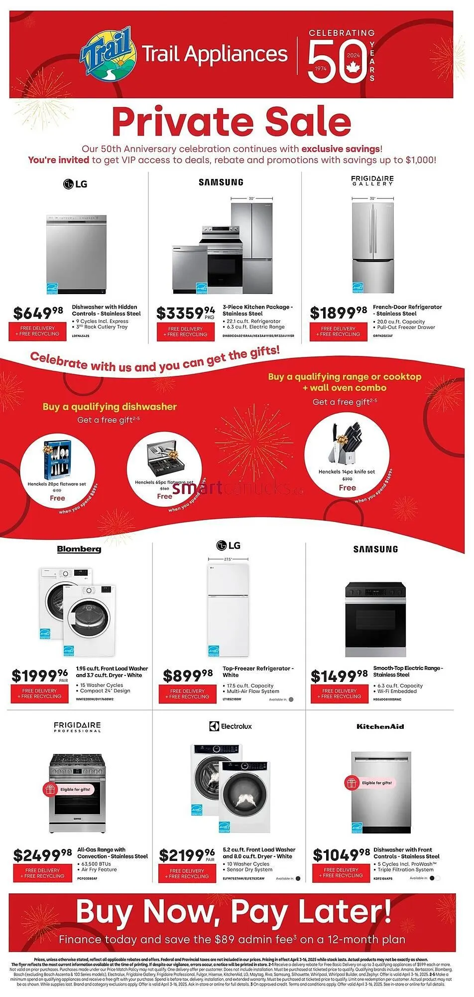 Trail Appliances flyer - 1