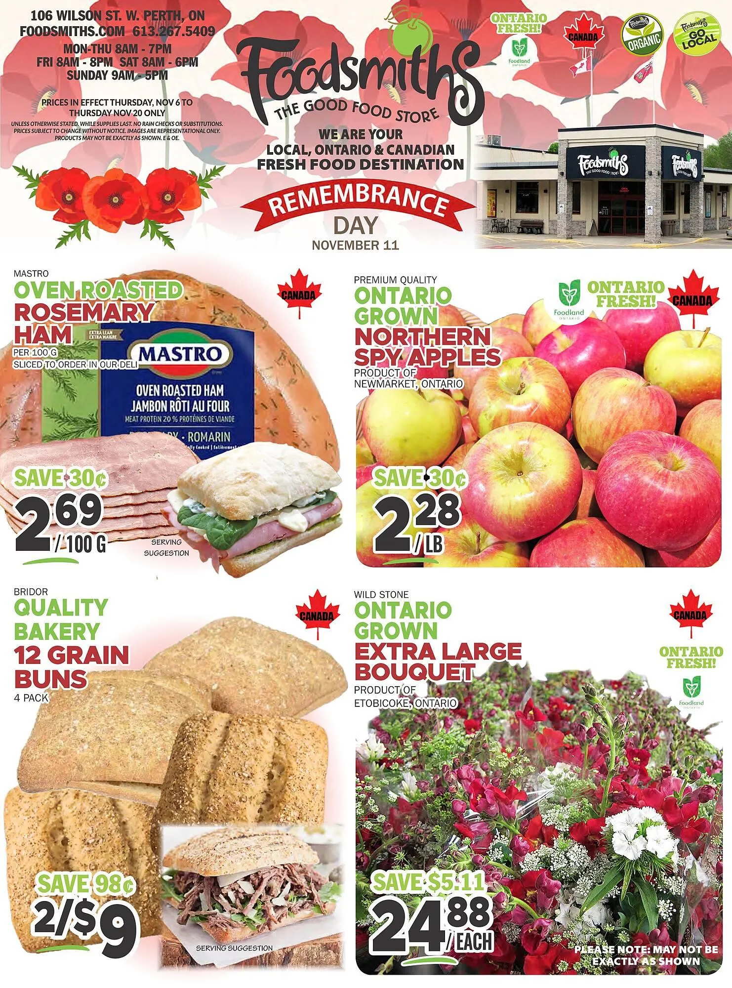 Foodsmiths flyer from November 6 to November 20 2025 - flyer page 1