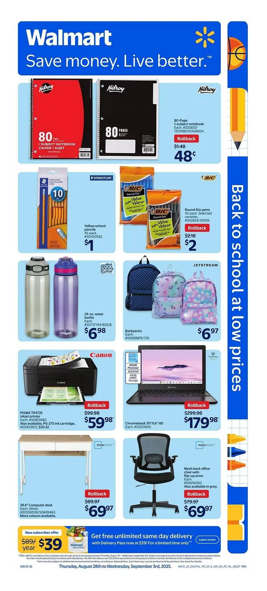 Walmart flyer from August 22 to August 28 2025 - flyer page 14