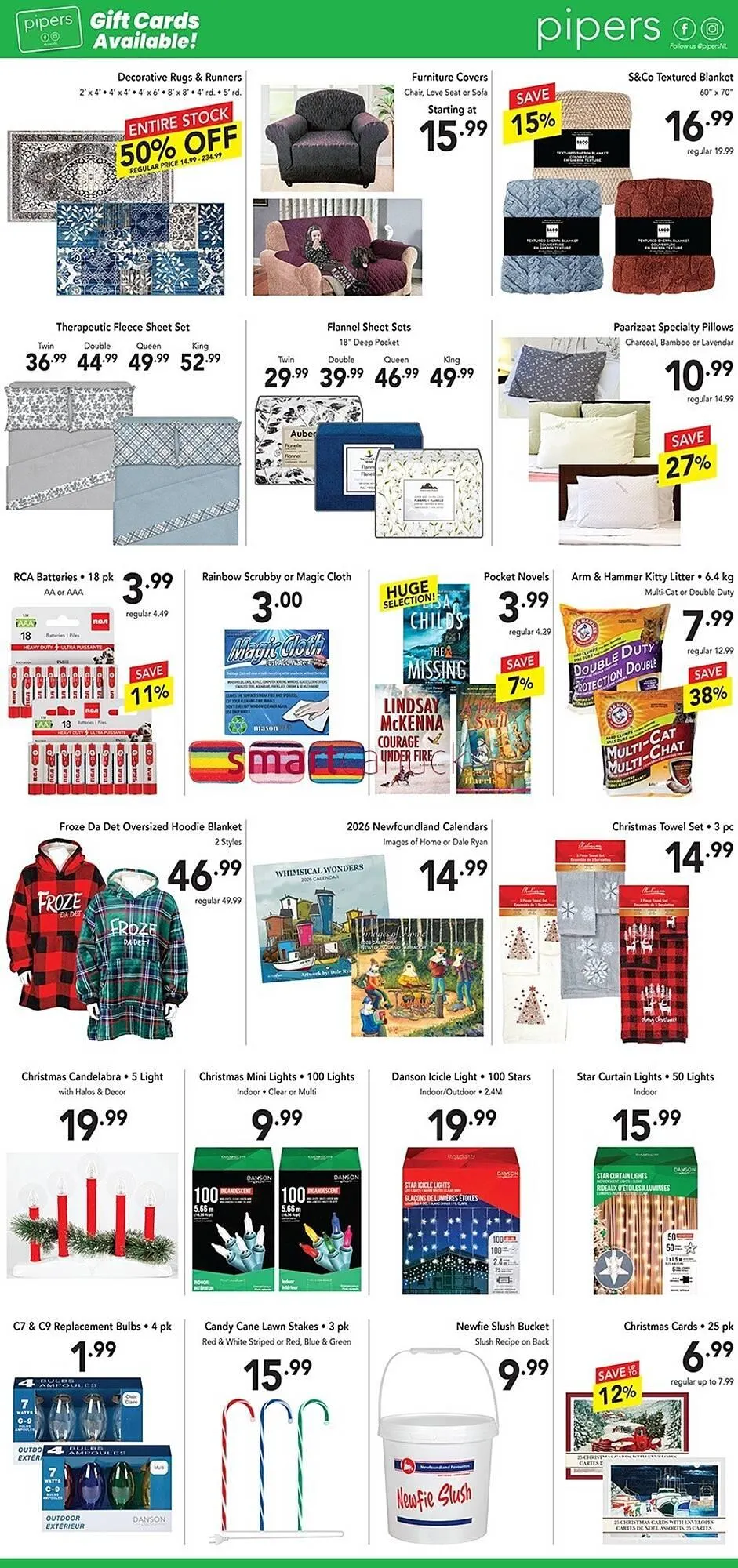 Pipers flyer from November 13 to December 10 2025 - flyer page 3