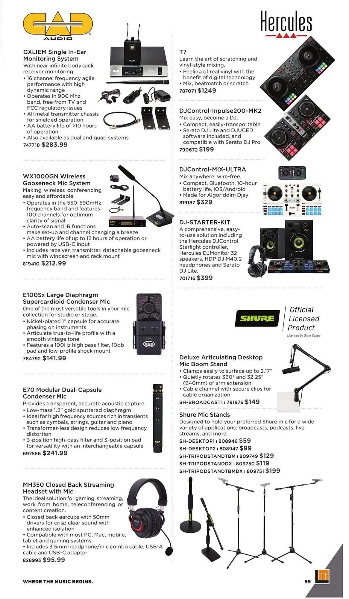 Long & McQuade flyer from November 5 to July 31 2026 - flyer page 99