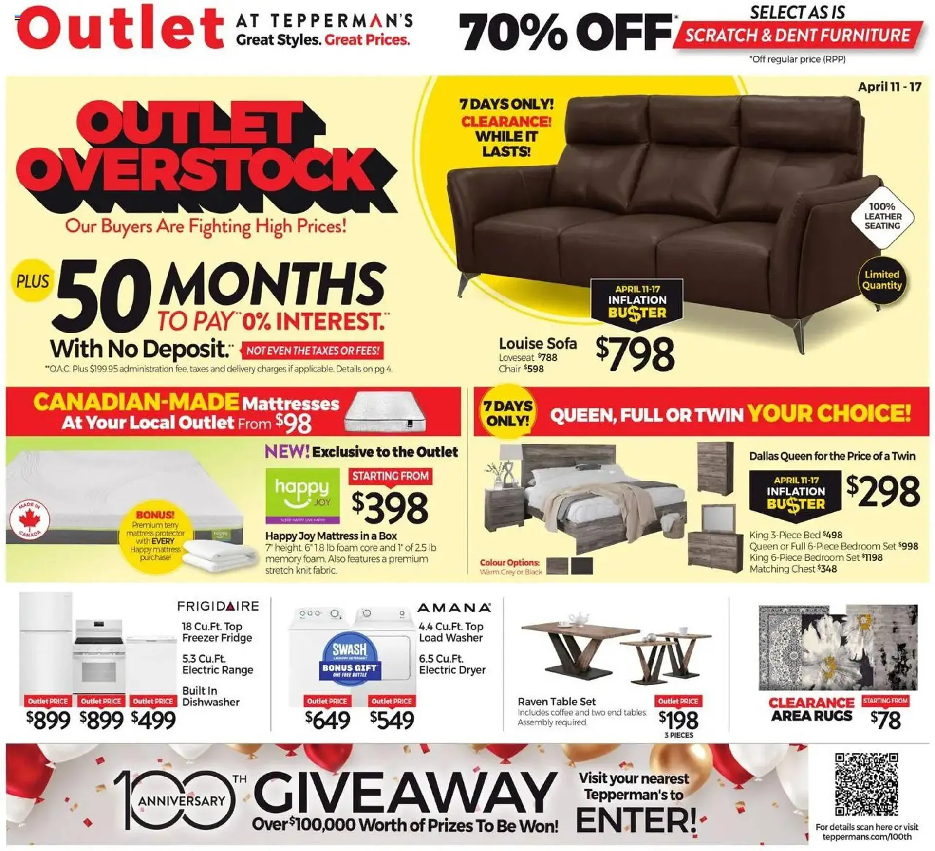 Tepperman's flyer from April 11 to April 17 2025 - flyer page 1