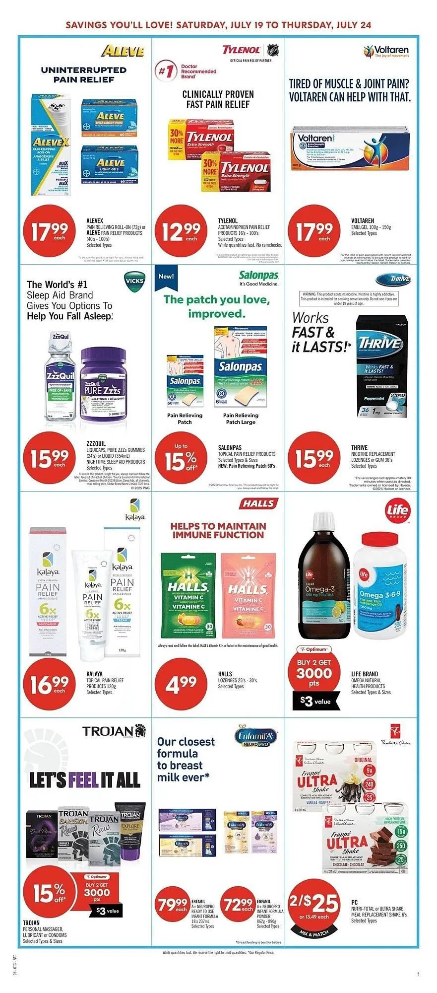 Shoppers Drug Mart flyer from July 17 to July 23 2025 - flyer page 10