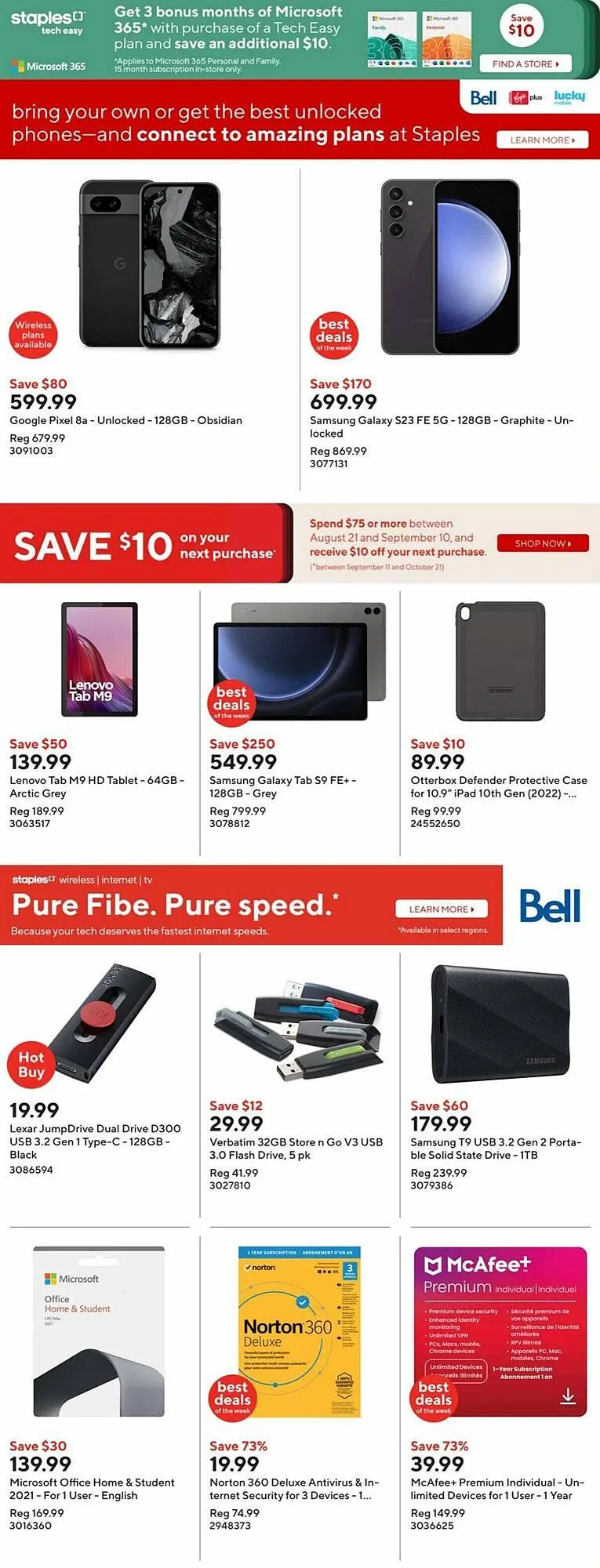 Staples flyer from August 22 to August 29 2024 - flyer page 17