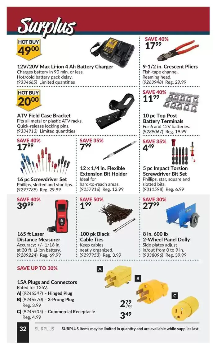 Current bargains and offers from December 31 to January 12 2025 - flyer page 36