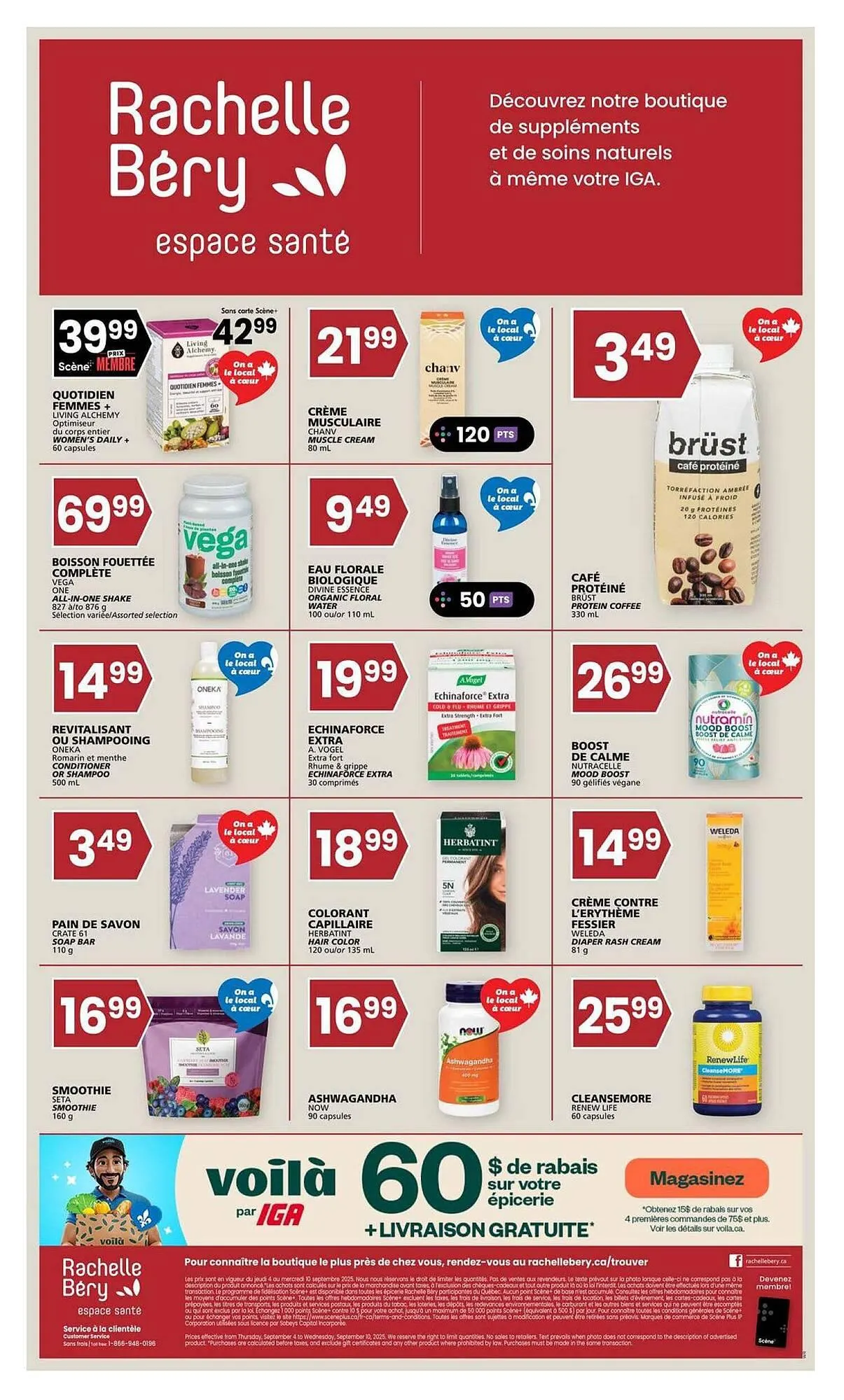 Rachelle-Bery Pharmacy flyer from September 4 to September 11 2025 - flyer page 1