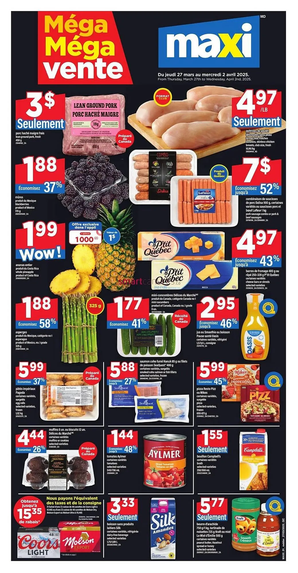 Maxi flyer from March 27 to April 2 2025 - flyer page 1